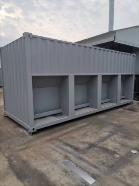 バイク収納コンテナ裏面