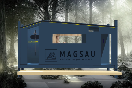 サウナコンテナの外観4