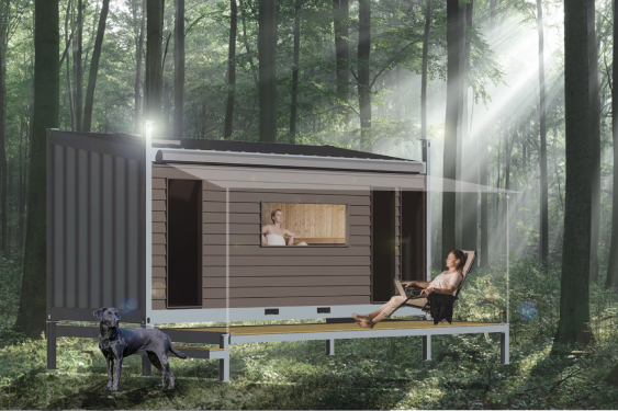 サウナコンテナの外観6